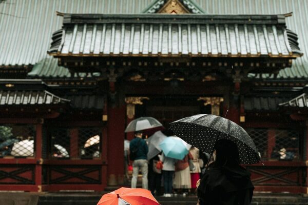 Repairing under-eave leaks from improper rain diverter installations rain, nature, tree, temple, people