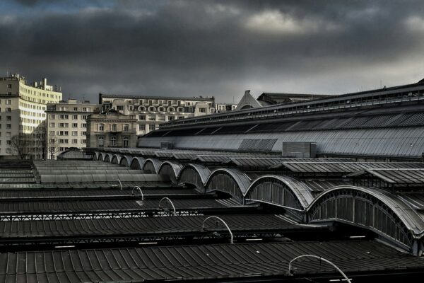 view of concrete building roof
